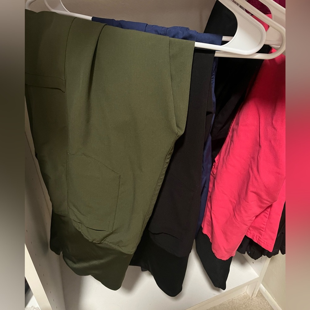 BUNDLE of 3: Mandala Maternity Cargo Scrub Pants